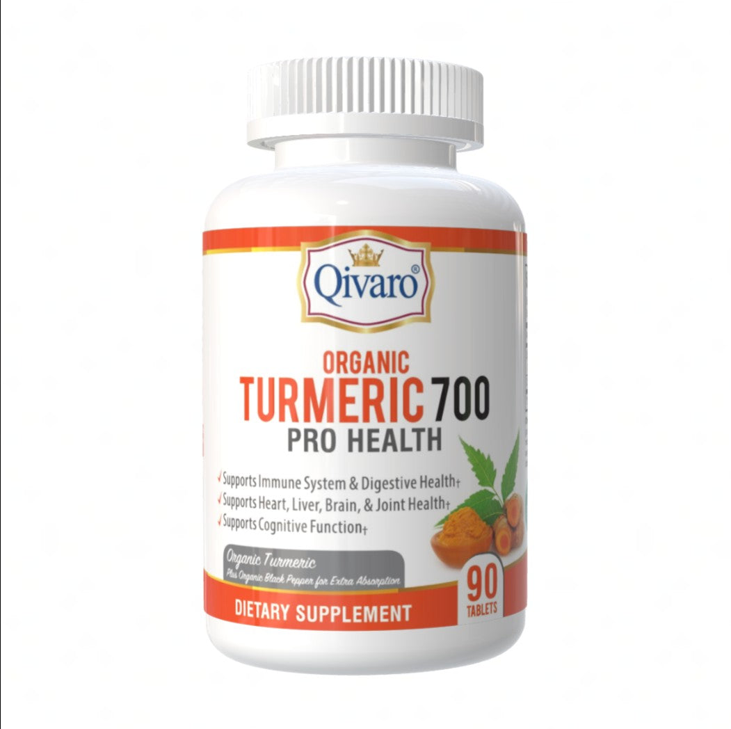Organic Turmeric 700 Pro Health | 90 Tablets