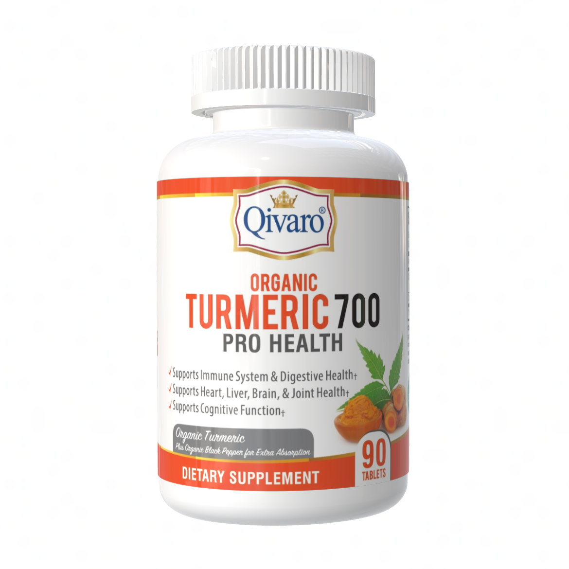Organic Turmeric 700 Pro Health | 90 Tablets