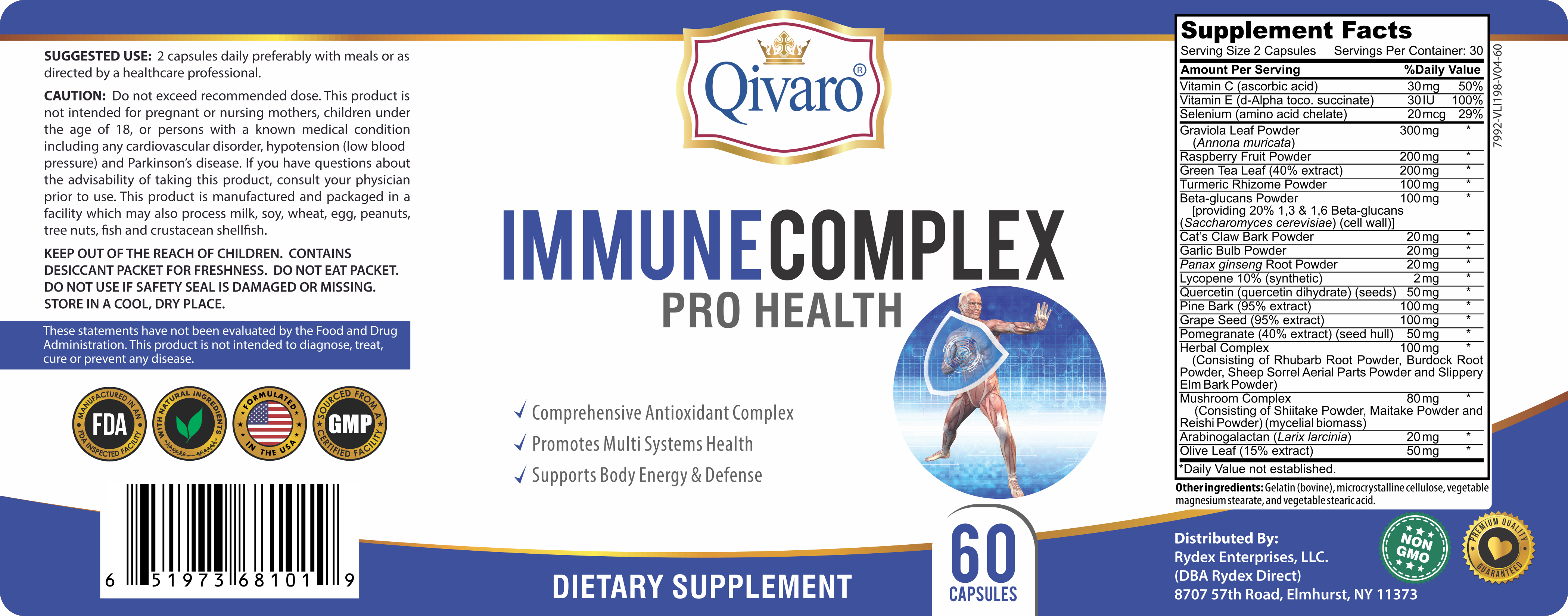 QIH05_Immune Complex Pro Health_60 Capsules